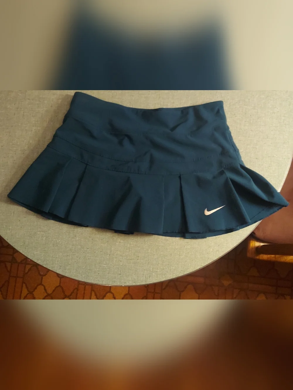 Emerald Pleated Mini Athletic Skirt / Skort By Nike For Tennis, Golf